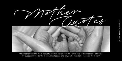 Lovely Words Font Poster 4