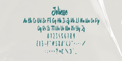 Joliesse Font Poster 8