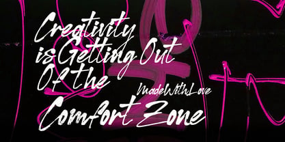 Novigirl brush Font Poster 2