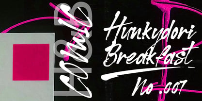 Novigirl brush Font Poster 5