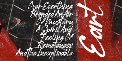Novigirl brush Font Poster 3