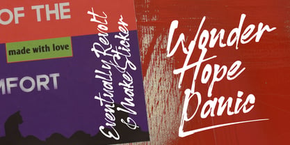 Novigirl brush Font Poster 4