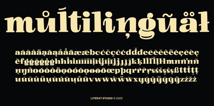 Fructo Font Poster 2