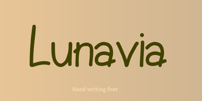 Lunavia Font Poster 1