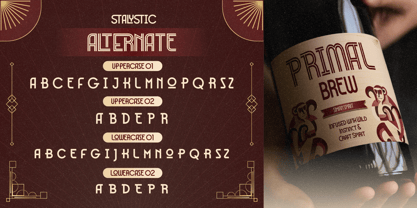 San Deco Font Poster 6