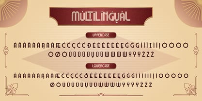 San Deco Font Poster 11