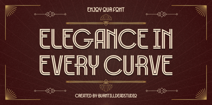 San Deco Font Poster 12