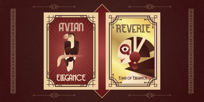 San Deco Font Poster 5