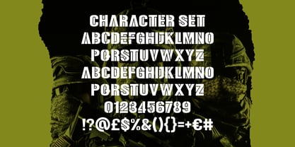 Armor Legion Font Poster 5