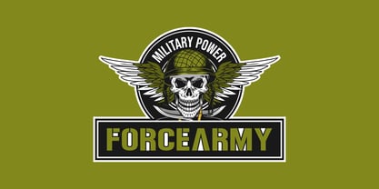 Armor Legion Font Poster 2