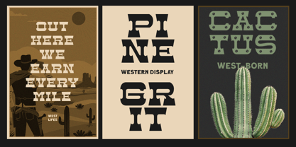 Pinegrit Font Poster 6