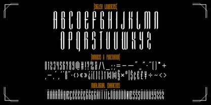 Nocturnum Font Poster 3