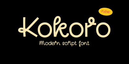 Kokoro Font Poster 1
