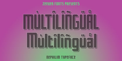 Nephilim Font Poster 3