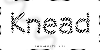 Rough Letter Font Poster 3