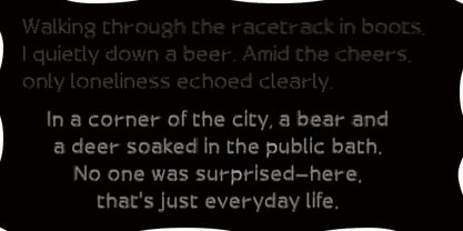 Rough Letter Font Poster 11