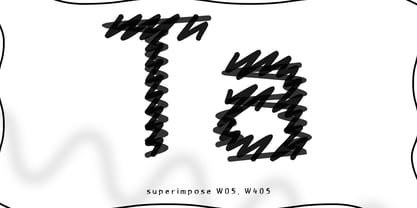 Rough Letter Font Poster 9