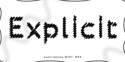 Rough Letter Font Poster 6