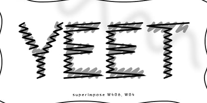 Rough Letter Font Poster 8