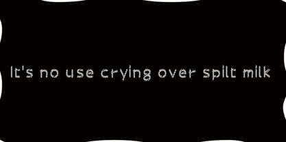 Rough Letter Font Poster 12