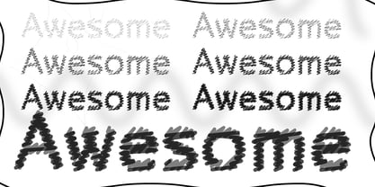 Rough Letter Font Poster 10