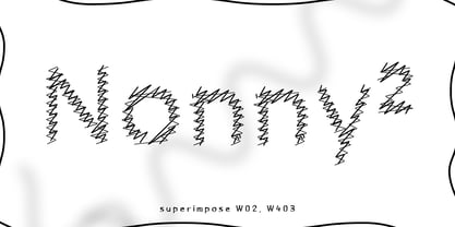 Rough Letter Font Poster 7