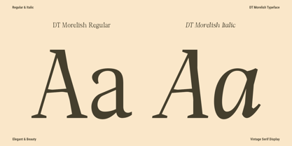 DT Morelish Font Poster 6