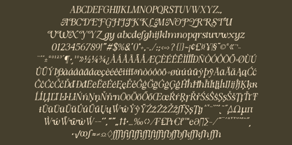 DT Morelish Font Poster 12