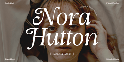 DT Morelish Font Poster 4