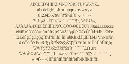 DT Morelish Font Poster 11