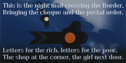 Perforator Font Poster 8