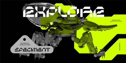 Robocops Font Poster 3