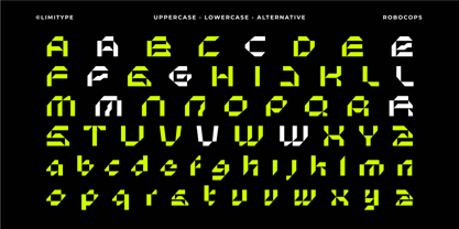 Robocops Font Poster 10