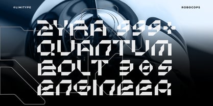 Robocops Font Poster 2