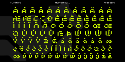 Robocops Font Poster 12