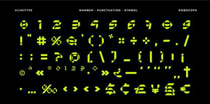 Robocops Font Poster 13