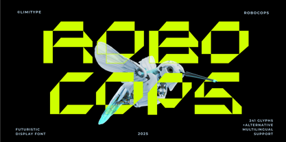 Robocops Font Poster 1