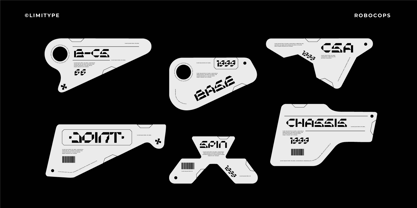 Robocops Font Poster 8