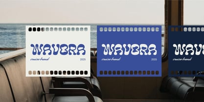 Waveloop Font Poster 8