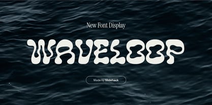 Waveloop Font Poster 1