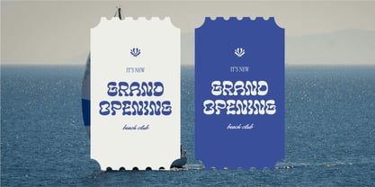 Waveloop Font Poster 3