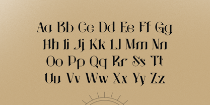 Sanctuary Ornate Font Poster 4