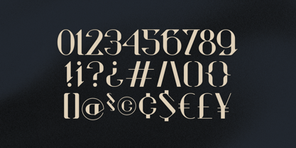 Sanctuary Ornate Font Poster 7