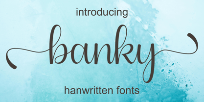 Banky Font Poster 1