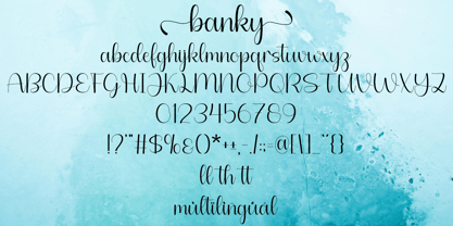 Banky Font Poster 6
