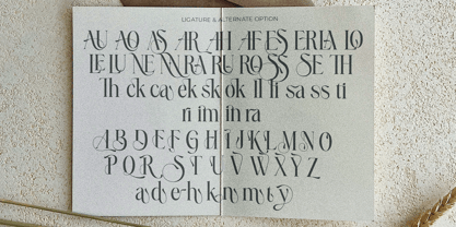 Aurelia Symphony Font Poster 12