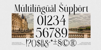 Aurelia Symphony Font Poster 15
