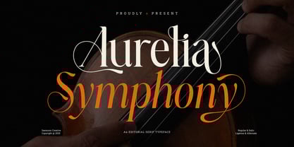 Aurelia Symphony Font Poster 1