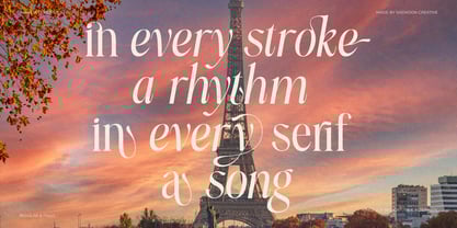 Aurelia Symphony Font Poster 10