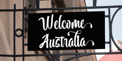 Straight Font Poster 3